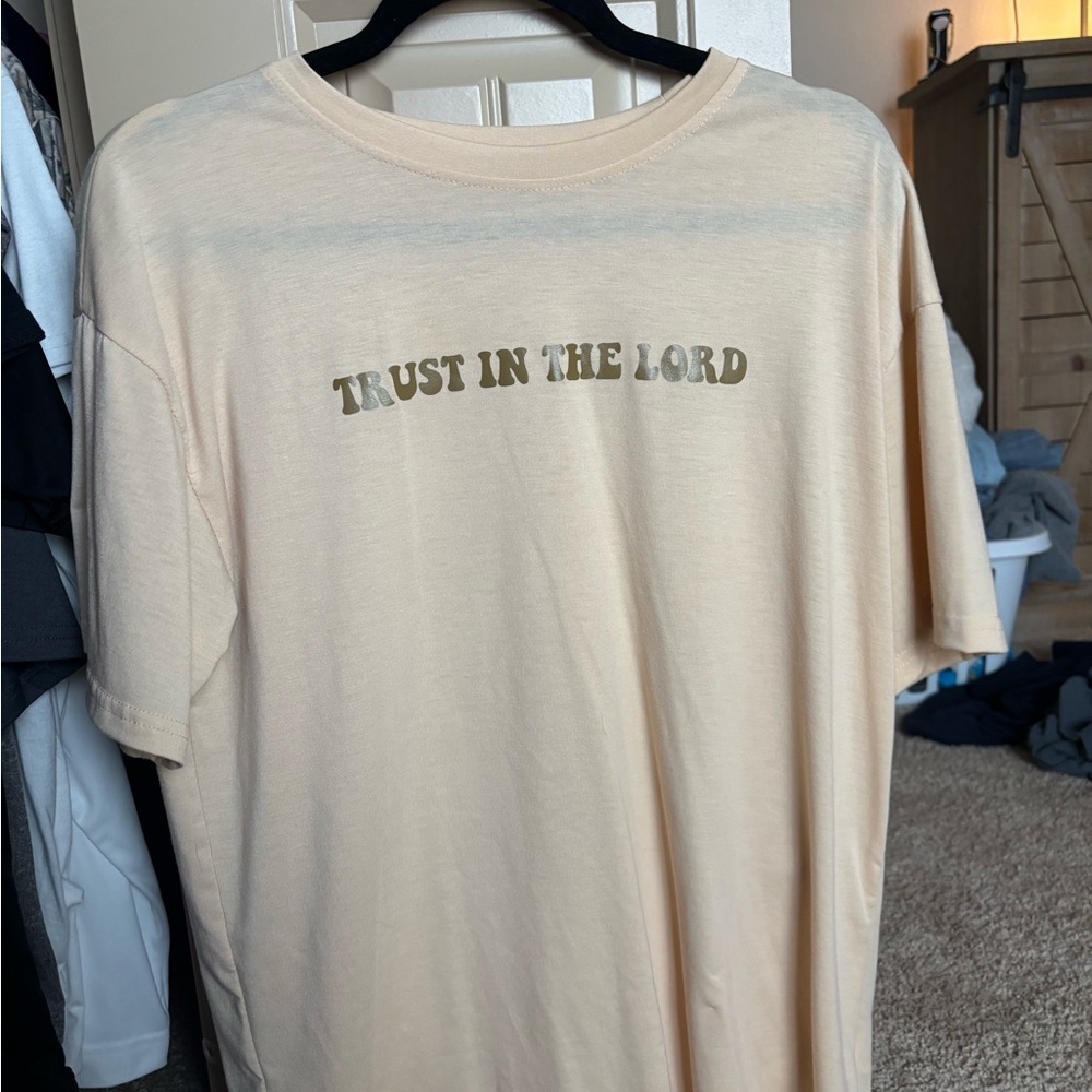 Cream Graphic T-Shirt